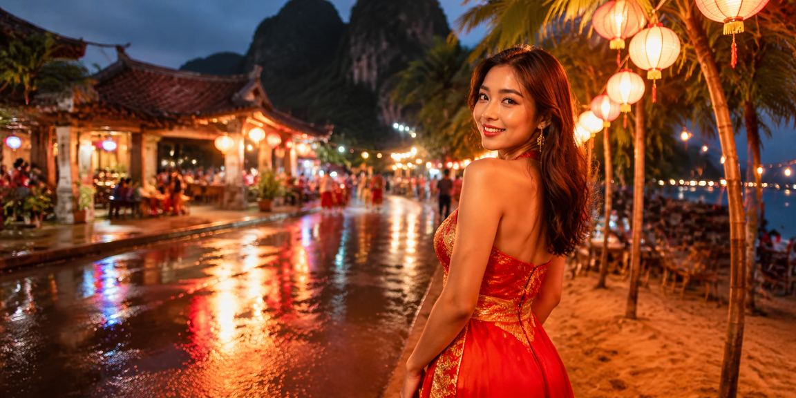 Người hâm mộ bóng đá Việt Nam tại chợ đêm Ninh Bình